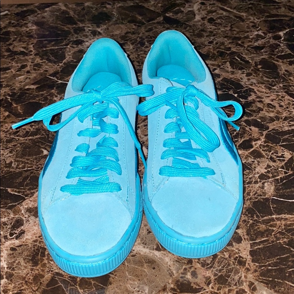 Puma Teal sneakers Size US 4C